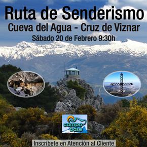 Ruta de senderismo Febrero 2016 a la Cueva del Agua y Cruz de Víznar